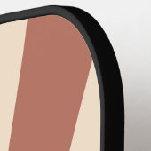 モダンレトロ名前をカスタムするおもしろいヴィンテージ日が差すこと ピックルボールラケット (左詳細)