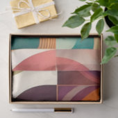 モダンレトロ抽象芸術スクウェアコレクション 薄葉紙 (ギフト)