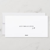 モダンレトロ明るい色のピンクオレンジ色のスクリプトドッグ シーズンカード (裏面)