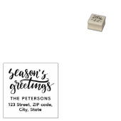 モダンレトロ書道シーズンのご挨拶 ラバースタンプ (押印)