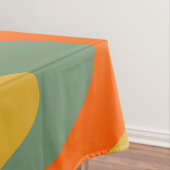 モダンレトロ液スワール数々のカラー抽象芸術 テーブルクロス (インサイチュ)