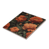 モダンレトロ牡丹セラミックタイル家庭用デコ タイル (側面)