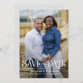 モダンレトロ編集可能カラー日付カードの保存 シーズンカード (正面/裏面)