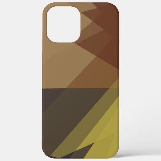 モダンレトロ色ジオメトリック#15 Case-Mate iPhoneケース (裏面)