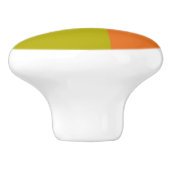 モダンレトロ色ジオメトリック#2 セラミックノブ (側面)