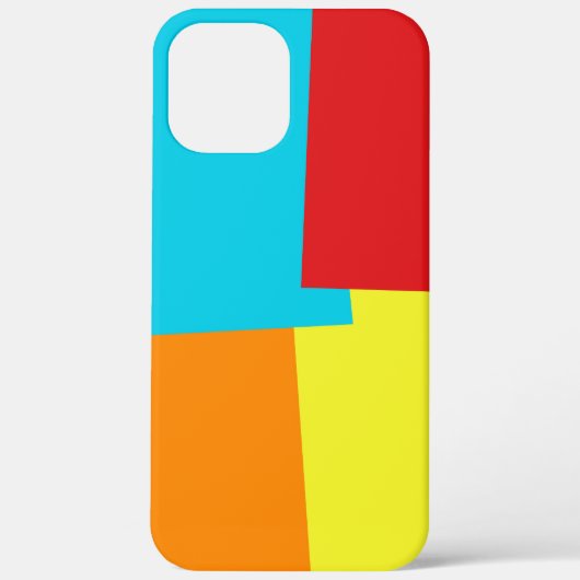 モダンレトロ色ジオメトリック#4 Case-Mate iPhoneケース (裏面)
