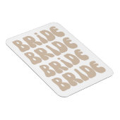 モダンレトロ花嫁のブライズメイドパーティー ヴィンテージ マグネット (右側)