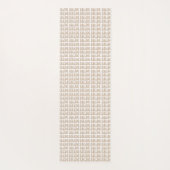 モダンレトロ花嫁バチェロレッテパーティー ヴィンテージ ヨガマット (裏面)