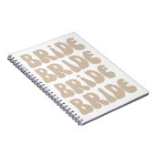 モダンレトロ花嫁 バチェロレッテパーティー ヴィンテージ ノートブック (右側)