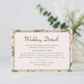 モダンレトロ赤面ピ結婚ンク詳細 エンクロージャーカード (スタンド正面)