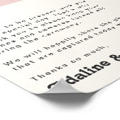 モダンレトロ70のレインボーのプラグ抜き式 ポスター (角)