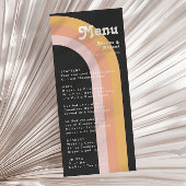 モダンレトロ70のレインボー・ダークのディナ結婚ーメニュー メニュー