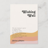 モダンレトロ70の虹の願い結婚井戸 エンクロージャーカード (正面)