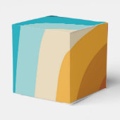 モダンレトロ70カラフルsレインボー結婚ウェーブ フェイバーボックス (裏面サイド)