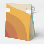 モダンレトロ70カラフルsレインボー結婚ウェーブ フェイバーボックス (裏面サイド)