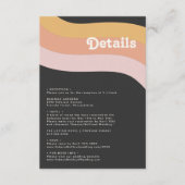 モダンレトロ70ズレインボーダーク詳細 エンクロージャーカード (正面)