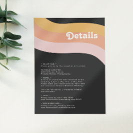 モダンレトロ70ズレインボーダーク詳細 エンクロージャーカード