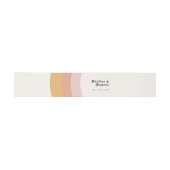 モダンレトロ70ズレインボー 招待状ベリーバンド (フラット)