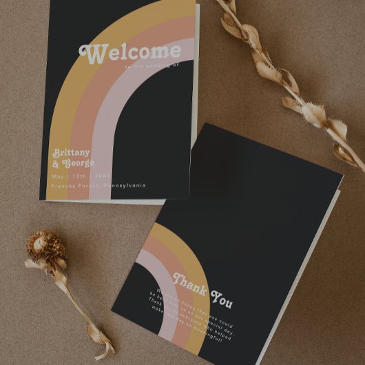 モダンレトロ70ズレインボー |暗い折り結婚曲げ プログラム