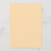 モダンレトロ |オレンジクリー結婚ムのアドバイスカード アドバイスカード (裏面)