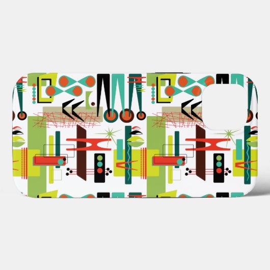 モダンレトロ Case-Mate iPhoneケース (裏面 (横))