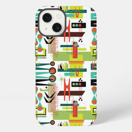 モダンレトロ iPhoneケース (裏面)