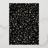 モダンレビューの年12写真コラージュ実在 箔シーズンカード (裏面)