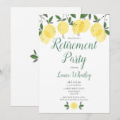 モダンレモン引退パーティー 招待状 (正面/裏面)