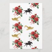 モダンレースホースダービー＆ドリンクパーティー 馬術 メニュー (裏面)