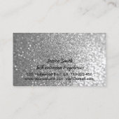 モダンロイヤリティカードキラキラのまつ毛と眉毛 ロイヤリティカード (裏面)