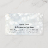 モダンロイヤリティカード《写真》ぼけ味まつ毛と眉毛 ロイヤリティカード (裏面)