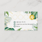 モダンロイヤリティプロフェッショナル用美しいカード 名刺 (裏面)