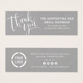 モダンロゴ付きスクリプ感謝していト