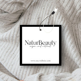 モダンロゴ衣料つるラベル