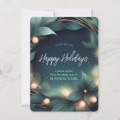 モダンロゴ・ビジネス・ホリデー・カード シーズンカード (正面)