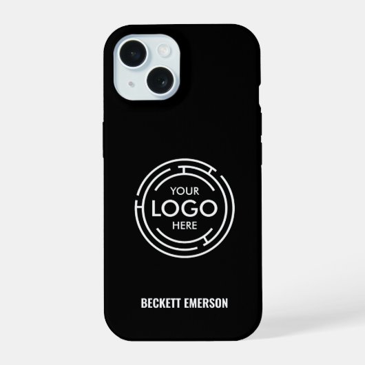 モダンロゴ iPhone 15ケース (裏面)