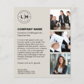 モダンロパーソナライズされたゴ事業 チラシ (正面)