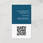 モダンロパーソナライズされたゴ・フォト・ビジネス・カード 名刺 (裏面)