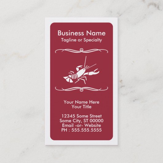 モダンロブスター 名刺 (正面)