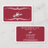 モダンロブスター(色のカスタマイズ) 名刺 (正面/裏面)