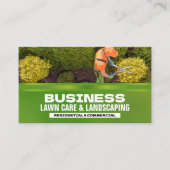 モダンローンケア&造園芝気に刈り 名刺 (正面)