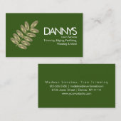 モダンローンサーフェイクビス箔ビジネスカード 名刺 (正面/裏面)