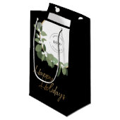 モダンロ企業のゴ・ハッピーホリデー スモールペーパーバッグ (正面アングル)