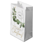 モダンロ企業のゴ・メリー・クリスマス スモールペーパーバッグ (裏面アングル)