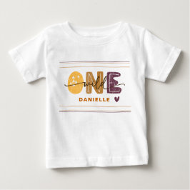 モダンワイルドワン ファーストバースデー ベビーTシャツ