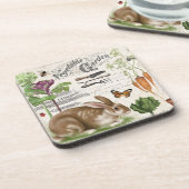 モダンヴィンテージガフランスのーデンラビット コースター (左側)