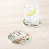 モダンヴィンテージガフランスのーデンラビット コースター (側面)