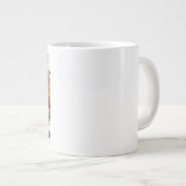 モダンヴィンテージキツネ ジャンボコーヒーマグカップ (正面右)