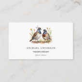 モダンヴィンテージクシンプルワイルファームオーナー 名刺 (正面)