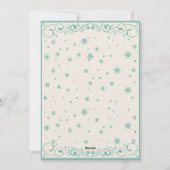 モダンヴィンテージクラシックウィンターピースラブ シーズンカード (裏面)